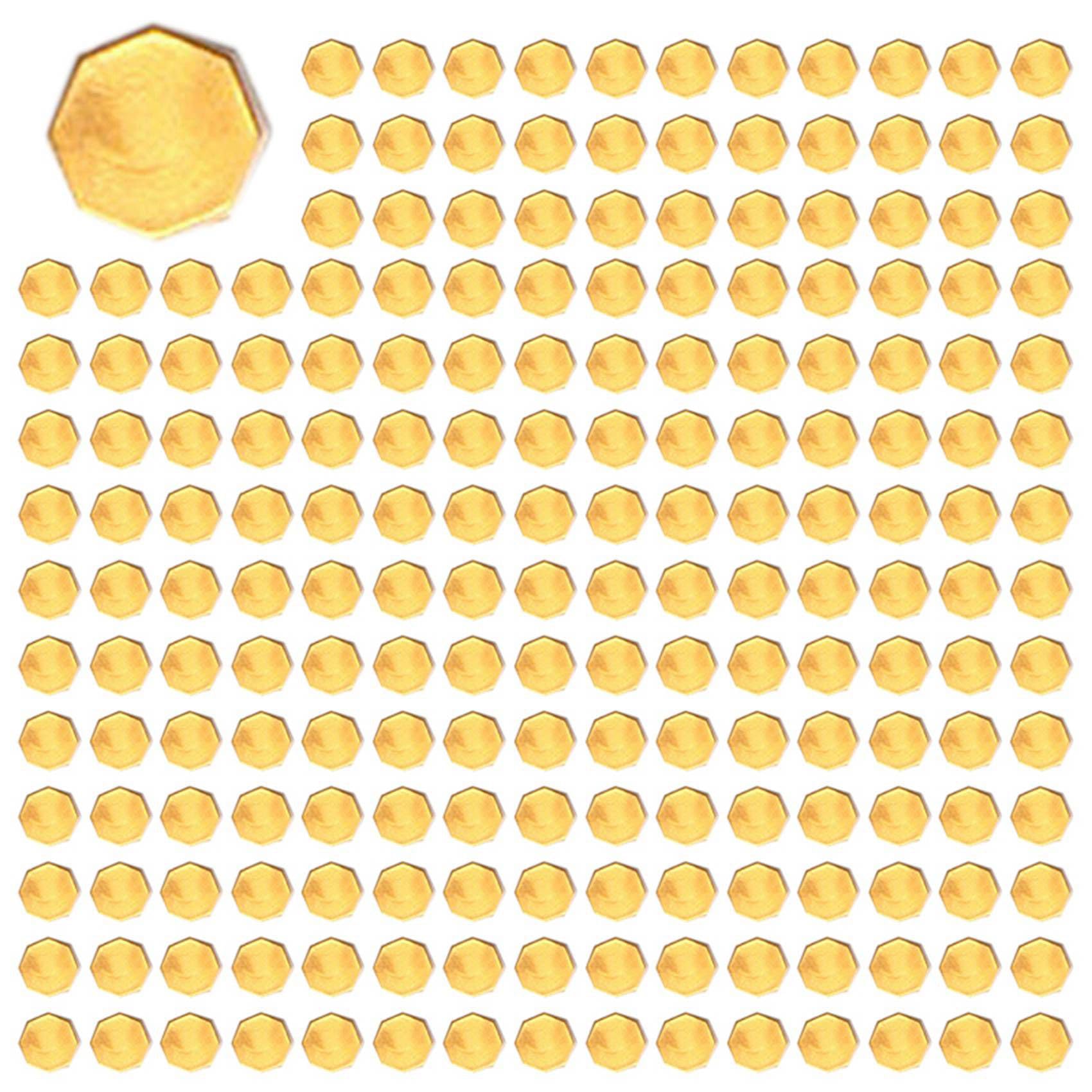 Hndhbfgrt 1000Pcs Sealing Wax Seal Beans Stamp Beads for Vintage Craft Envelope Wedding Wax Seal Ancient Sealing Wax Tools -Golden
