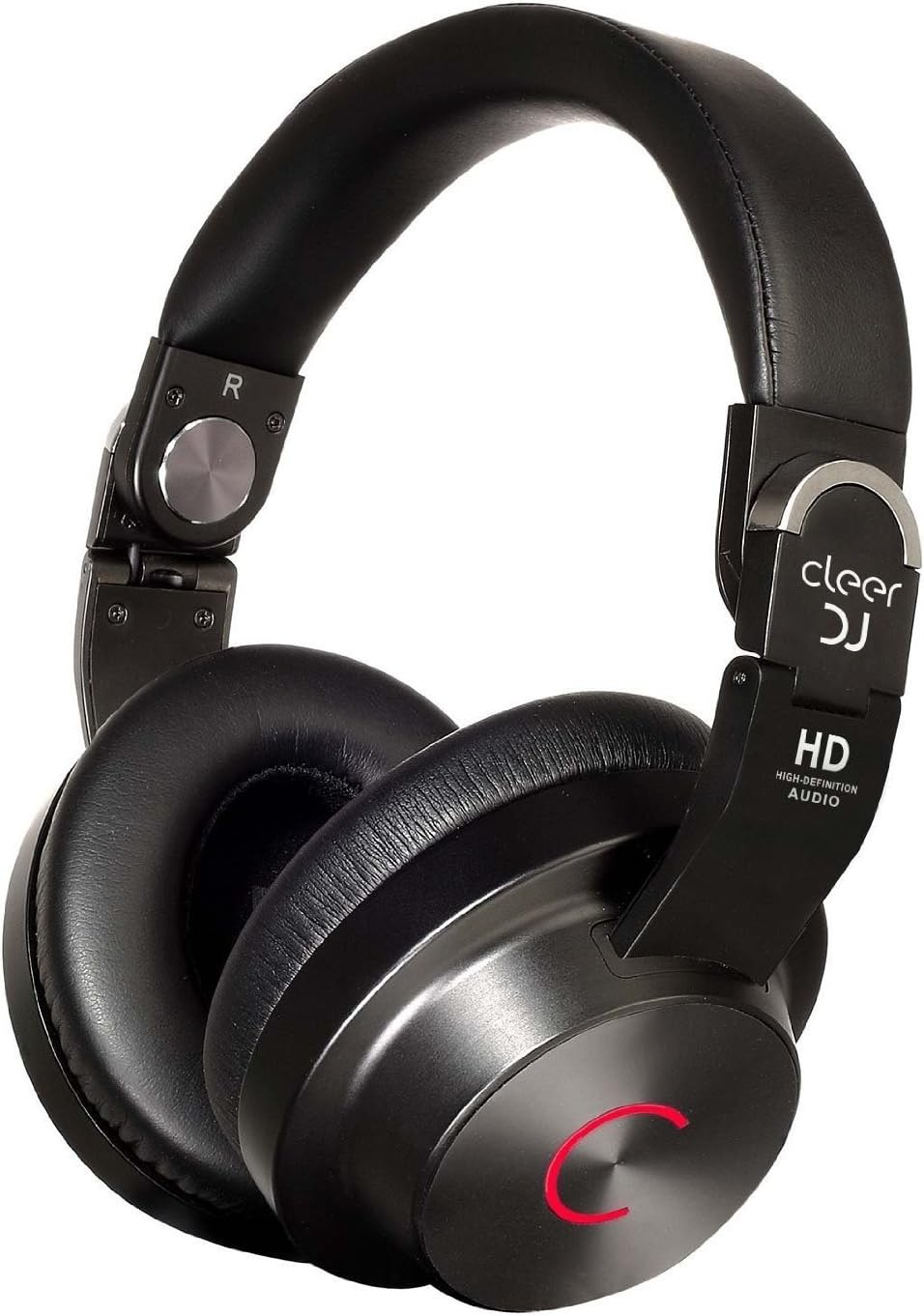 Cleer DJ Over Ear Headphone DJ Professional Foldable High Definition Headphones Earphones with Mic and Volume Control Remote