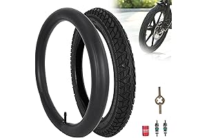 16x2.125 Bike Tire - Replaceable Bicycle Inner Tube and Tire Set Compatible...