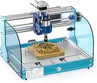 SainSmart Genmitsu 3018-PROVer V2 fresadora CNC para iniciantes, kit de mini fresadora com Z-Probe, interruptores de limite, E-Stop, ideal para madeira, acrílico, MDF, plástico (sem controlador