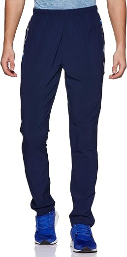 Van Heusen Performance Men Regular Fit Trackpants - Polyester Spandex - Swift Dry, 4 Way Stretch, Lightweight_51042_Navy_XXL