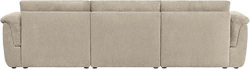 Miniatura 10 de CHITA Sofás seccionales extra grandes para sala de estar, sofá modular Cloud con diván, otomano con almacenamiento, sofá en forma de L de 3 plazas,