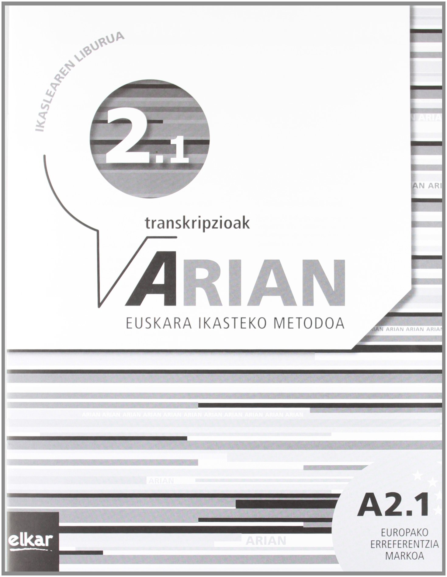 Arian A2.1 Ikaslearen liburua (+CD audioa)