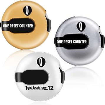 3 Pcs 1.2 Inch Golf Score Counter for Women Mini Golf Stroke Counter Scoring Keeper up to 12 Shot to Scorekeeper Glove in