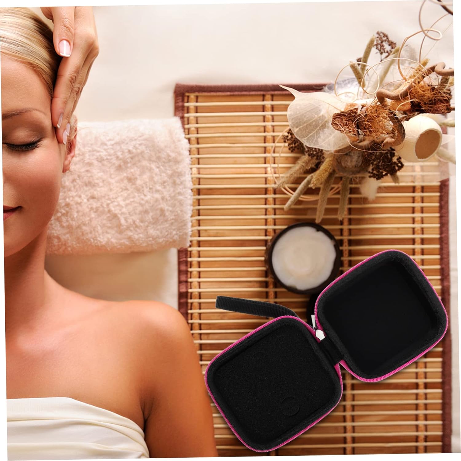 3pcs Bottle Organizer Case Compartment Storage Bag for Roller Bottles Portable Holder for Travel Protects against Collisions and Sun Damage