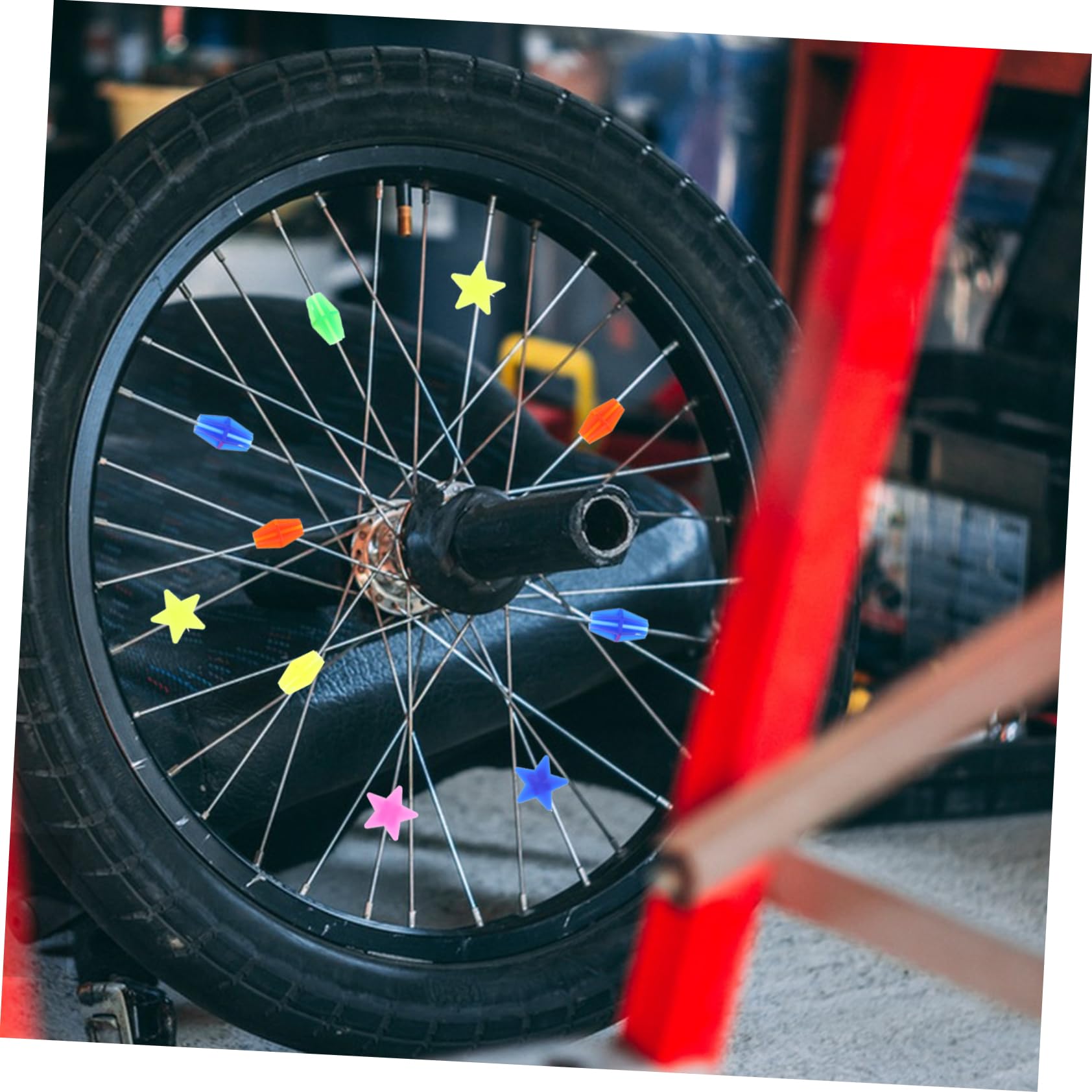 Perles Décoratives Pour Vélo BESPORTBLE – 2 Sacs Multicolores, Pour Personnaliser Rayons, VTT Et Vélos De Route