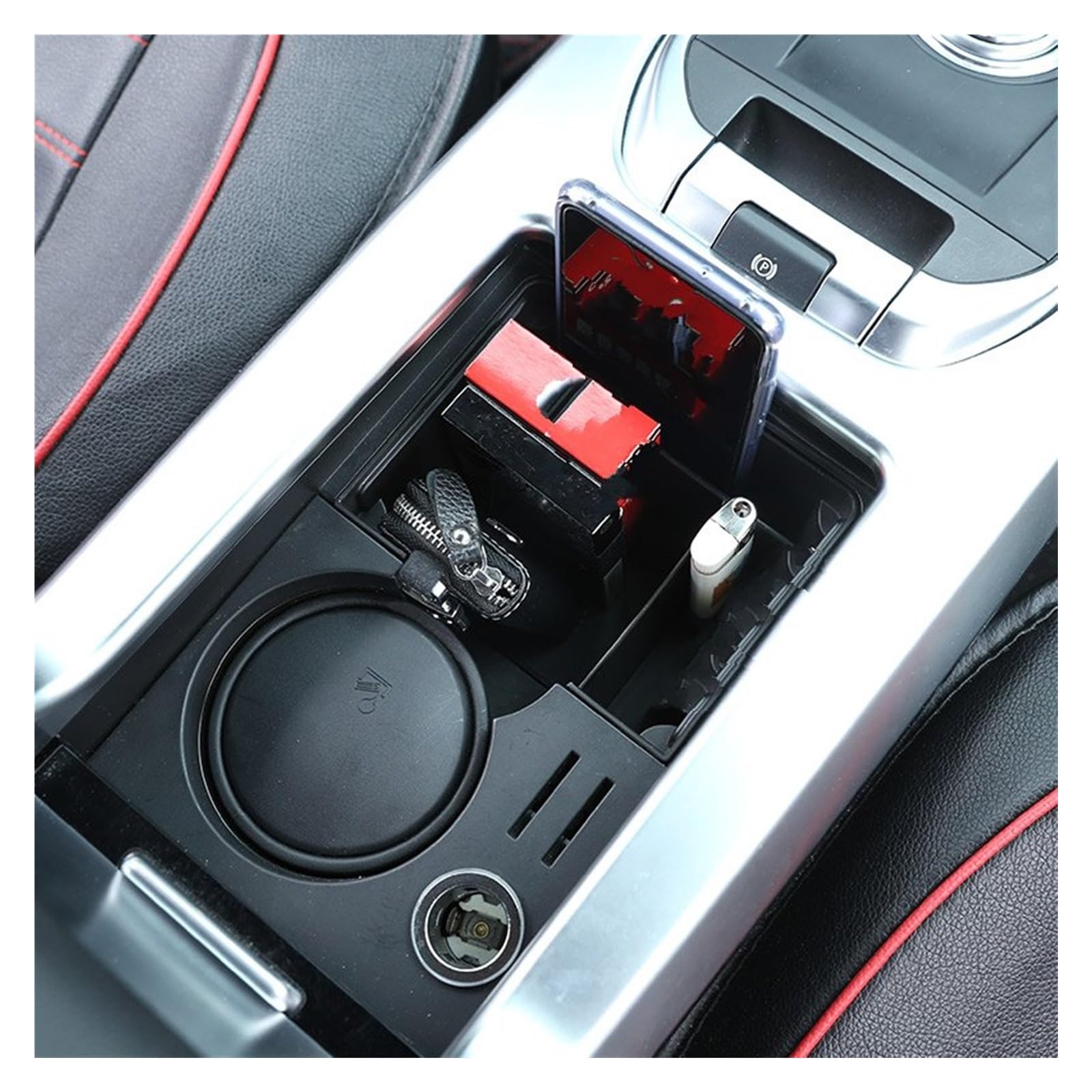 Do Land für Rover für Discovery für Sport 2015-2019 Auto Accessories Interior Center Control Cup Holder Box Car Trim Interior Strips wyposażenie wnętrza