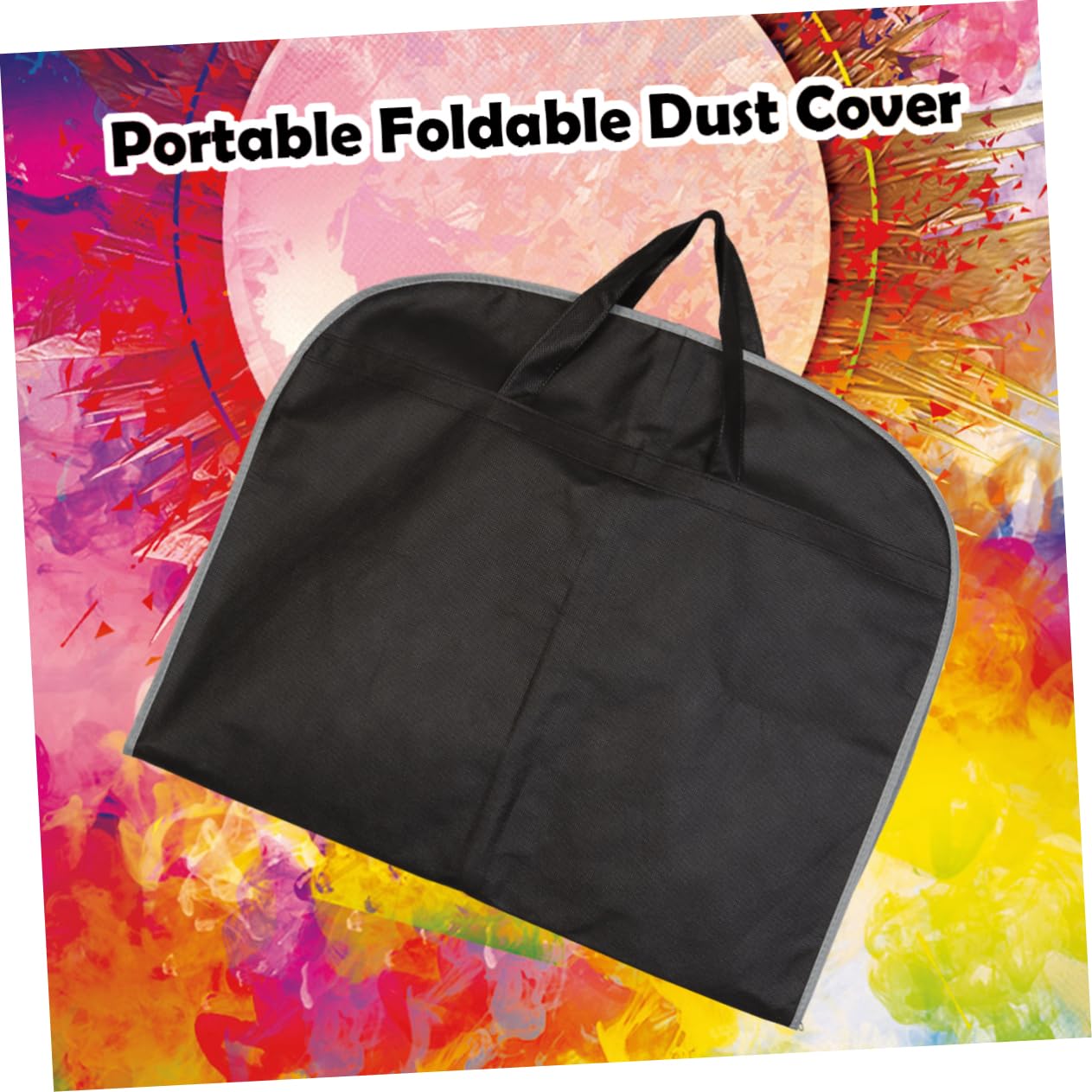 Holibanna 3piezas Funda De Ropa De Viaje Cremallera y Asa Protector De Almacenaje Para Ropa Color Negro Para Maletero y Organización Viajes