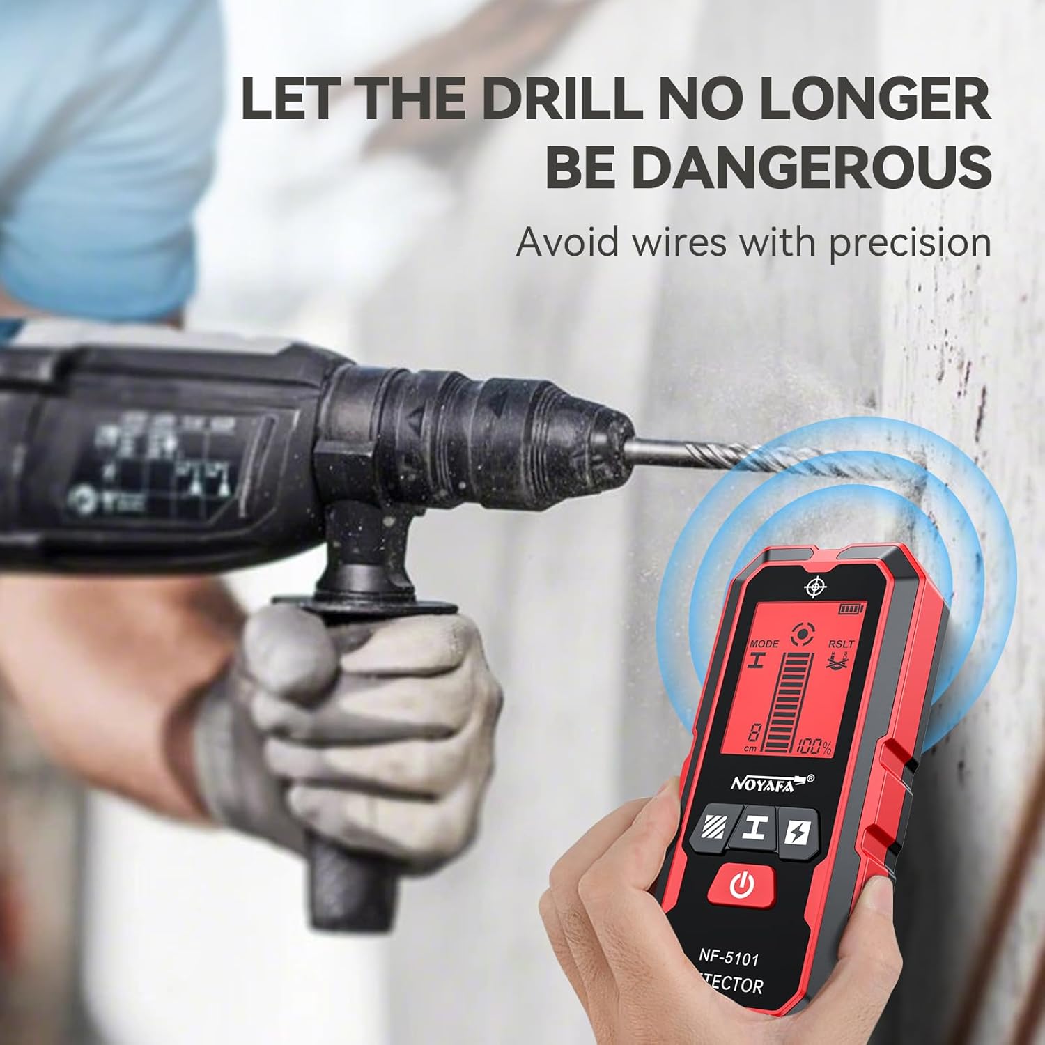 NOYAFA NF-5101 avoiding wires with precision