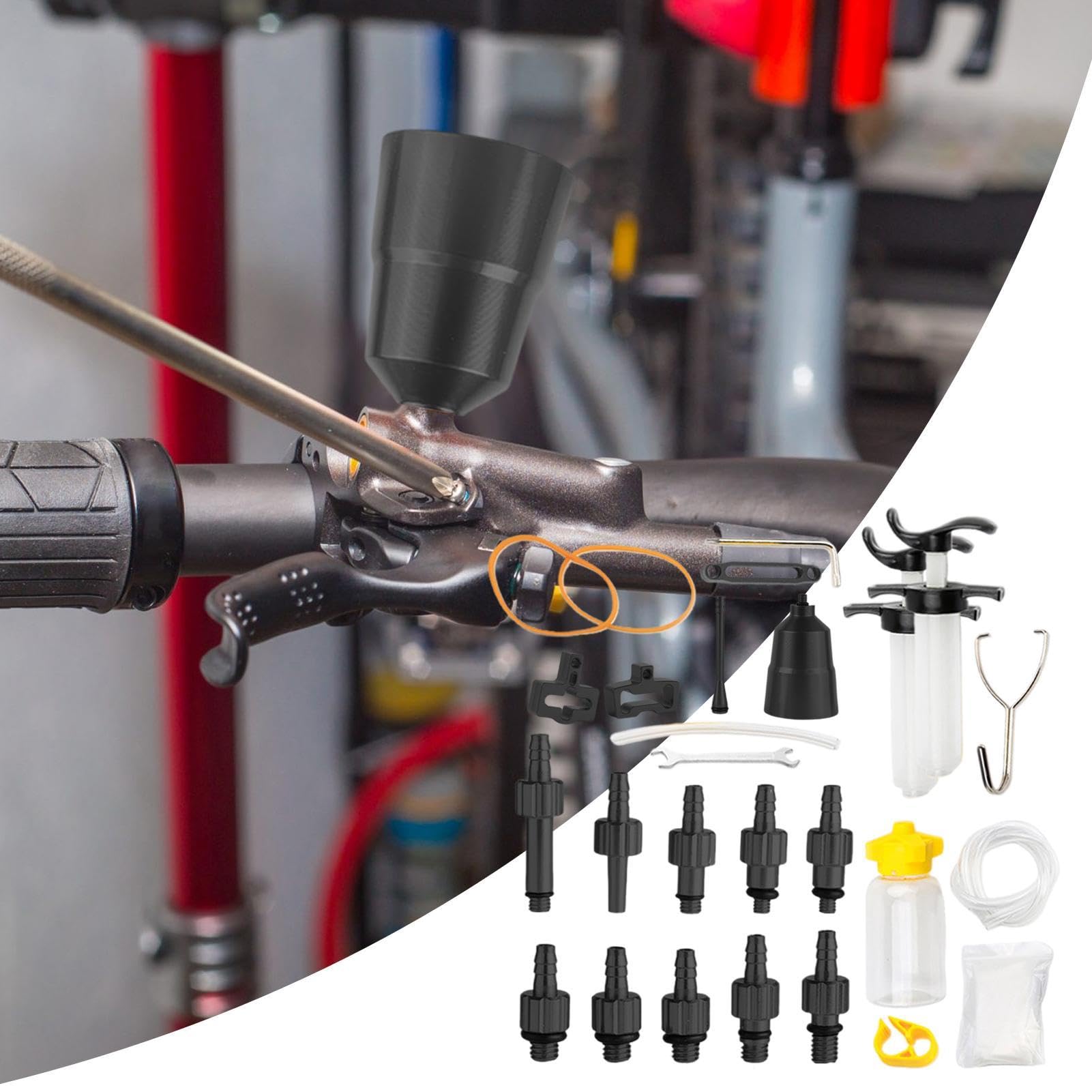 Kit Sanguigno Freni Idraulici Bici Set Attrezzi Sgonfiaggio Liquido Freni