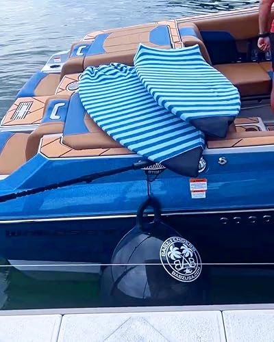 Miniatura 4 de BABZ - Clásico de 24 pulgadas de diámetro - El parachoques inflable original de guardabarros de barco para acoplamiento, balsa de amarre, marina,