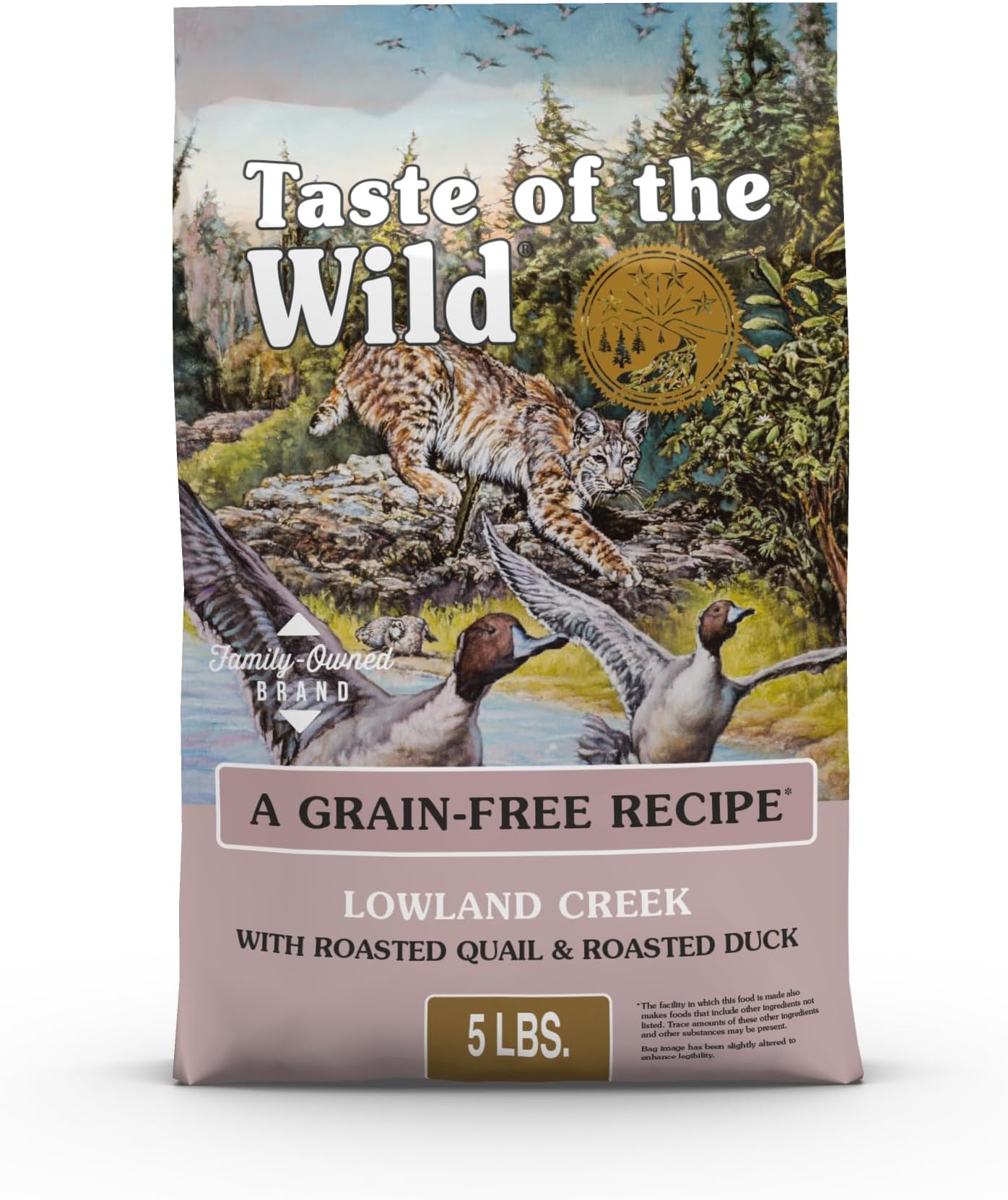 Lowland Creek Feline Recipe, Dry Cat Food, 2.27Kg