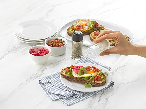 Miniatura 4 de Good Cook - Juego de salero y pimentero de cristal, 2 onzas, transparente