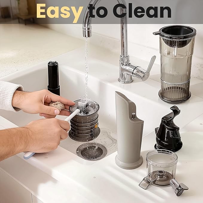 Extractor de Jugos Prensado en Frío 150W 550ml Boca Ancha Fá miniatura 7