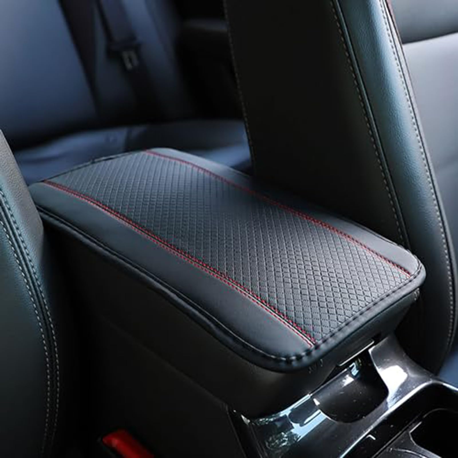 KMNBHTS Car Armrest Cushion, for Kia Niro II/Niro EV/Niro Hybrid 2022 2023 2024 Automotive Interior Arm Rest Seat Protection Box Pad Accessories Multifunctional Armrests Booster,A