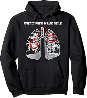 Asbestos Fibers In Lung Tissue, Respiratory Therapy For Lung Pullover Hoodie