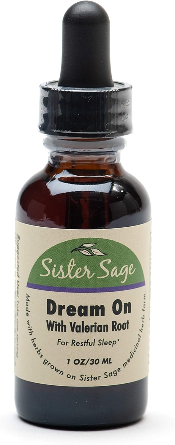 Dream On 100% All Natural Valerian Root Tincture (1 Ounce)