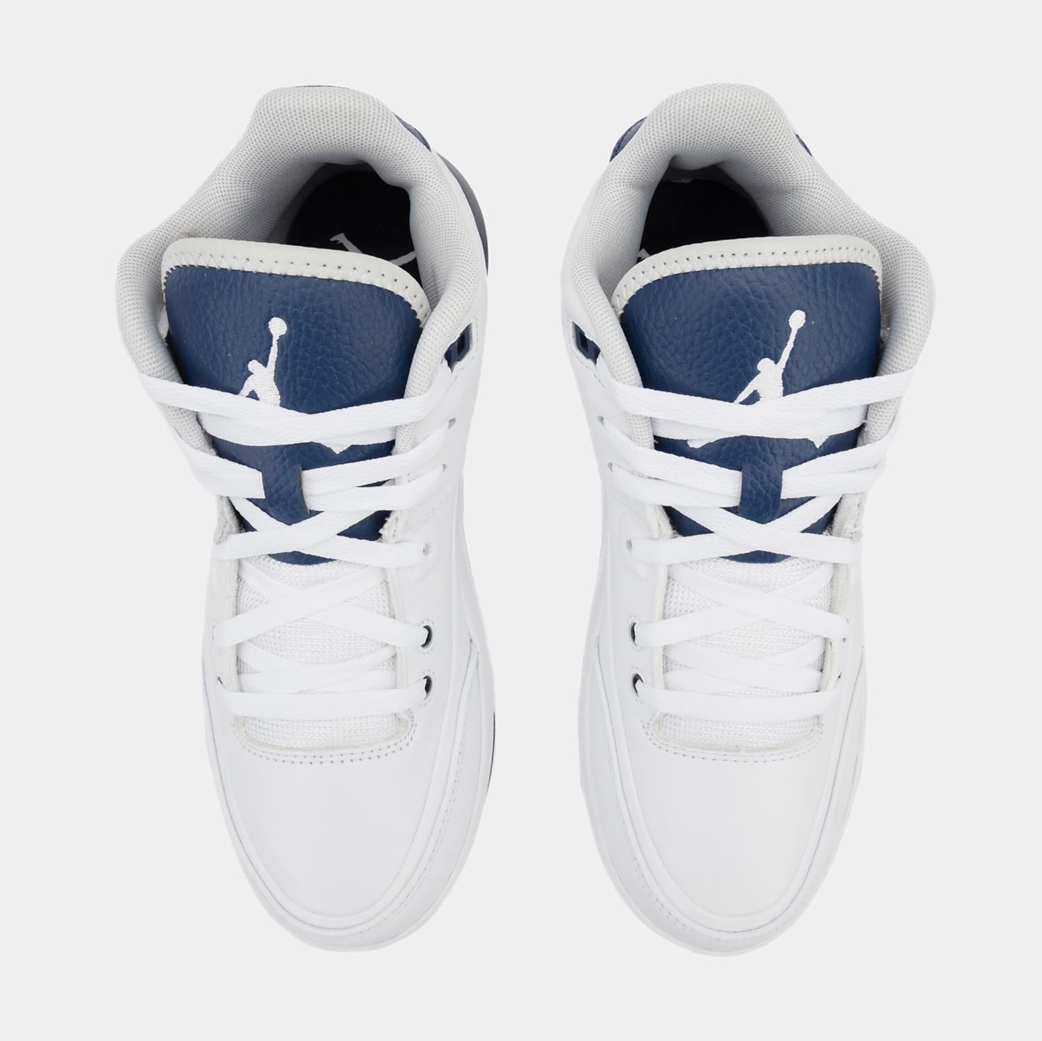 Nike Flight Origin 3 Mens Basketball Shoes (White/Midnight Navy/Neutral Grey) Size 9