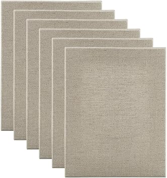 Senso Clear Primed Linen Canvas 1-1/2"" Deep, 18x24-6 Pack