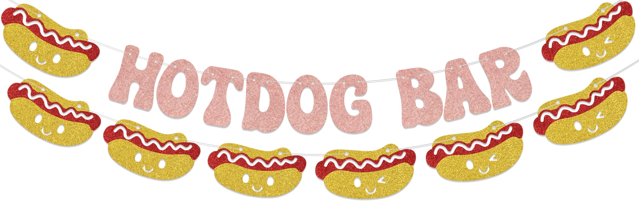 Hotdog Bar Banner Funny Fiesta Birthay Party Decor Sign Margarita Birthday/Wedding Party Decoration Supplies Hotdog Bar Stand Party Decorations Rose