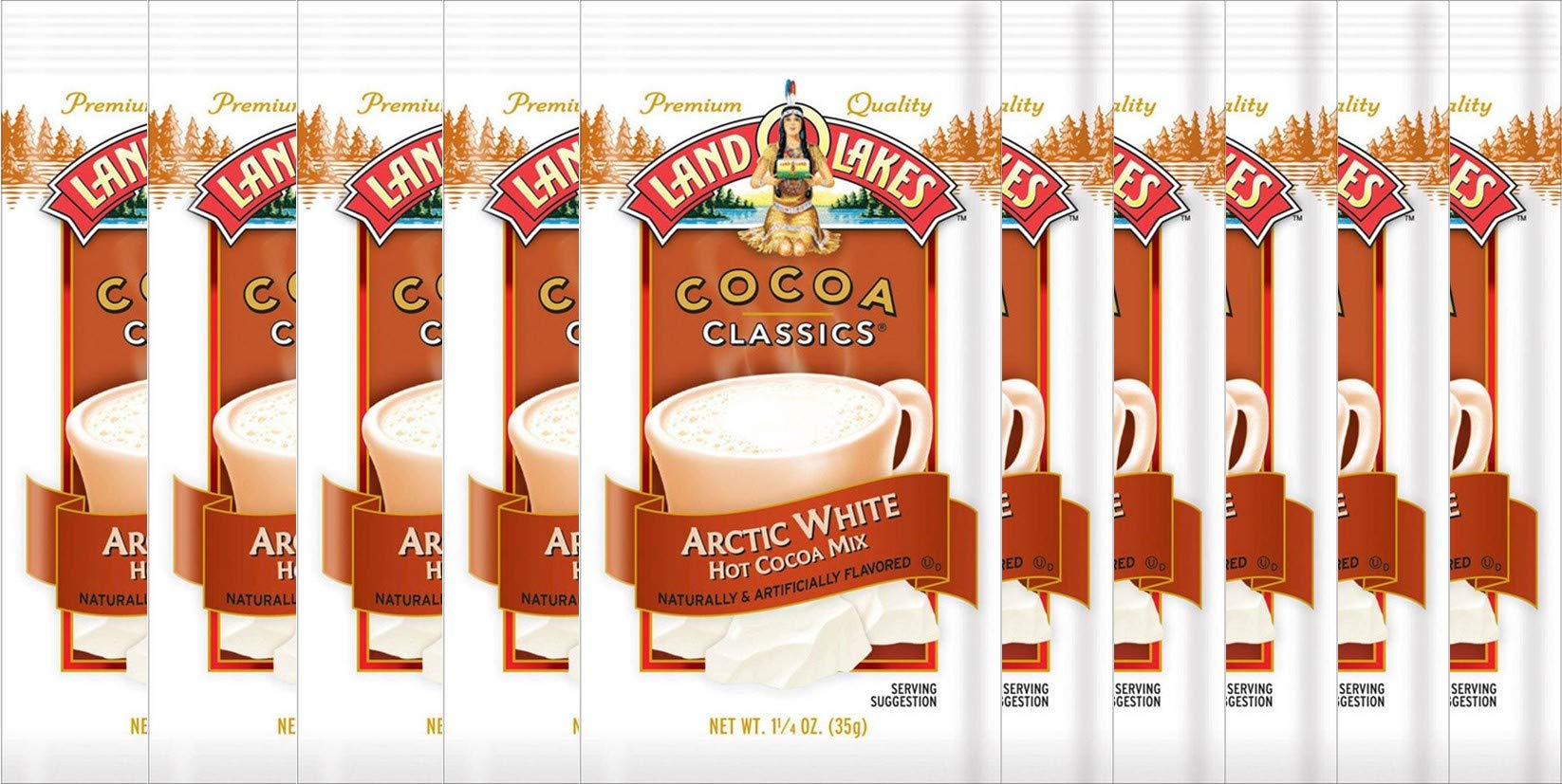Amazon.com : Land O' Lakes Hot Cocoa Mix, Arctic White, 1.25 oz