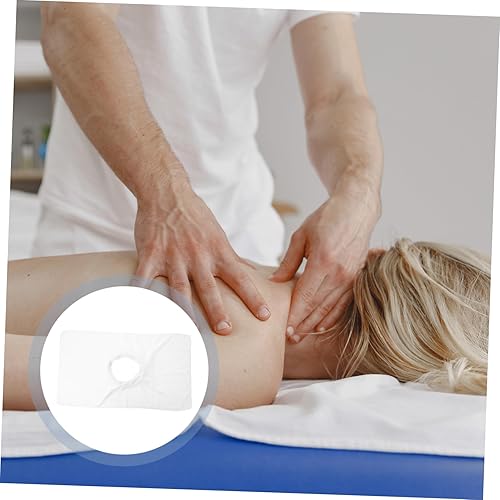 Miniatura 4 de Toalla de agujero, toalla, herramienta facial, herramienta para masajeador, toalla de masaje femenina, toalla blanca, toalla blanca, spa, tapete de