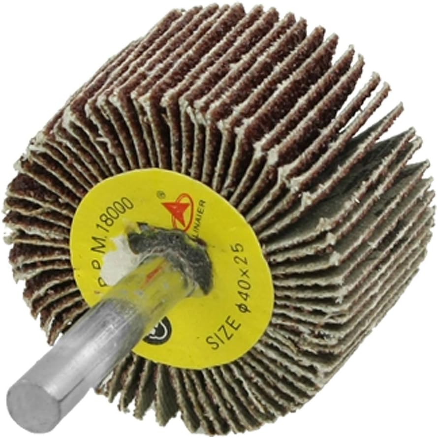 40 x 25 x 6mm 80 Grit 18000 RPM Spindle Mounted Flap Wheel Amazon.co
