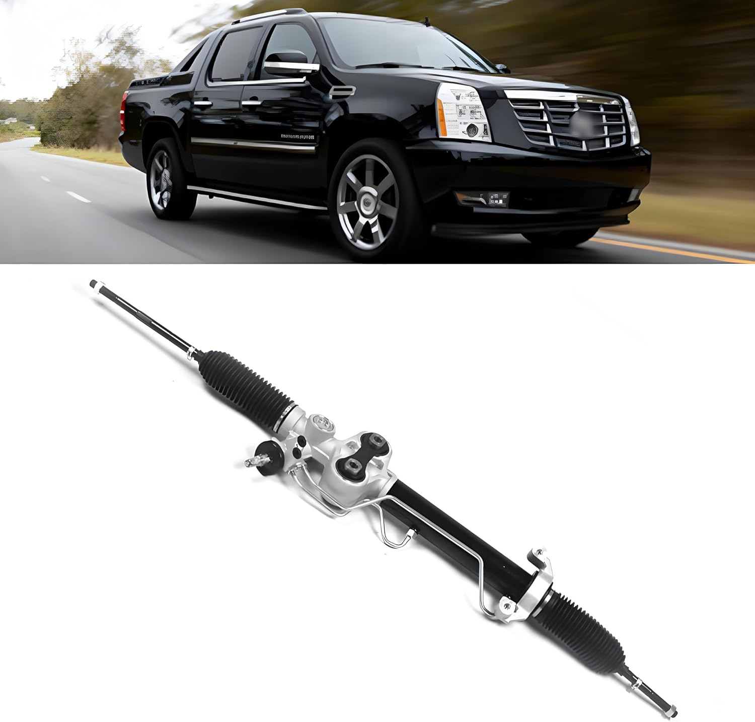 Power Steering Rack and Pinion Replacement for Silverado Sierra 1500 2007 2008 2009 2010 2011 2012 2013 2014 Escalade Tahoe Yukon Suburban 1500 Avalanche Replaces 22-1036 19207489