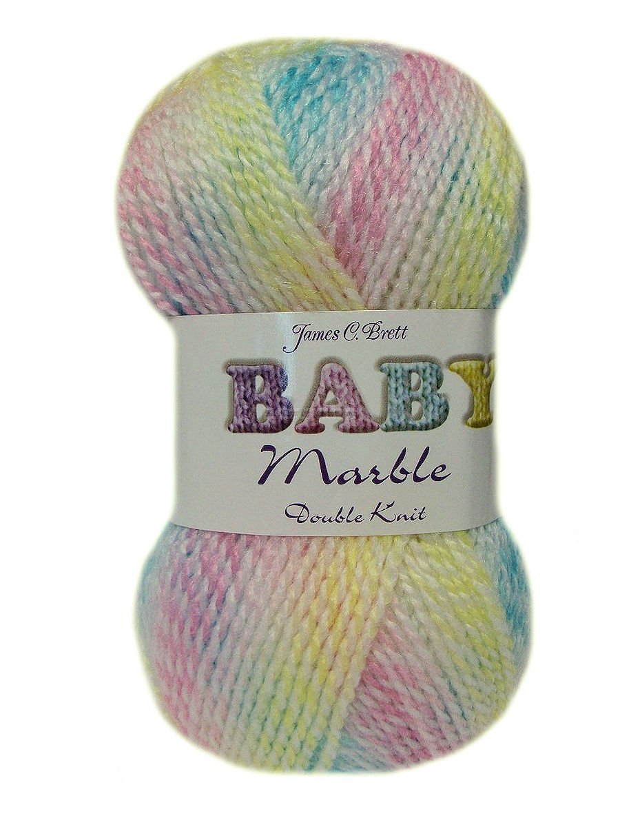 Double - BM2 - James C. Brett Baby Marble DK BM2
