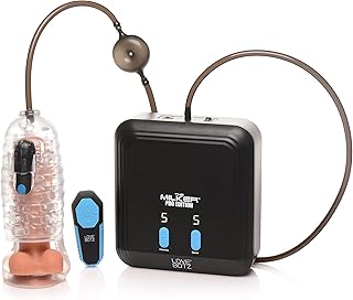 Milker Pro Edition Male Masturbator Toy with Triple Sensations, Stroking Suction Vibration, Adult Sex Pleasure Toy Realistic Texture, 5 Speeds & 5 Stimulating Patterns of Vibration