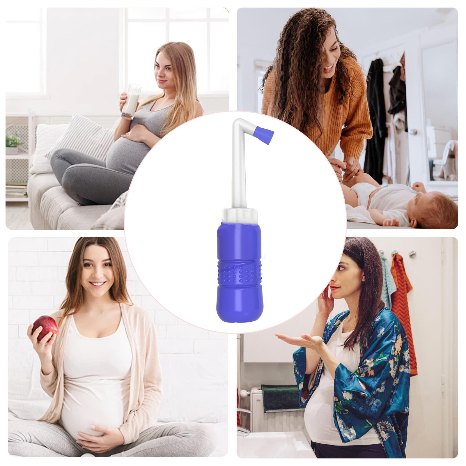 Bottiglia Spray Perineale Cura Perineale Postpartum USB Ricaricabile 300ml | Flacone Spray Manuale Portatile Pulizia Per Igiene Femminile Personale E Recupero Postparto Viaggio Casa Outdoor E Camp