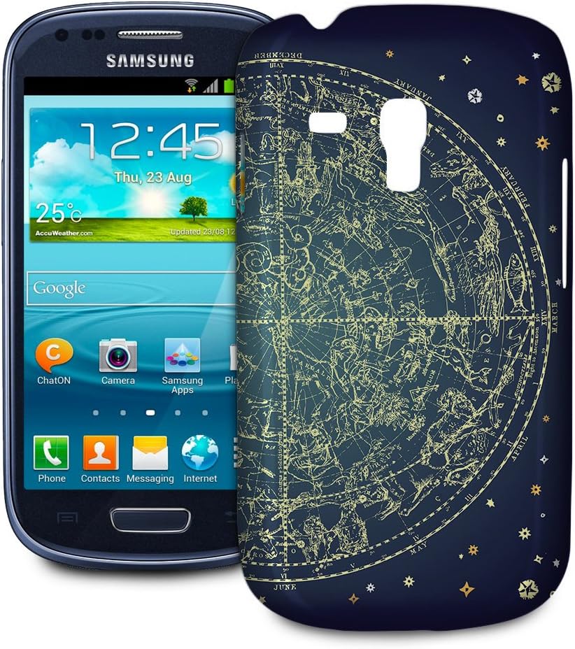 Phone Case For Samsung Galaxy S3 Mini - Stars Constellations Map Snap-On Hard