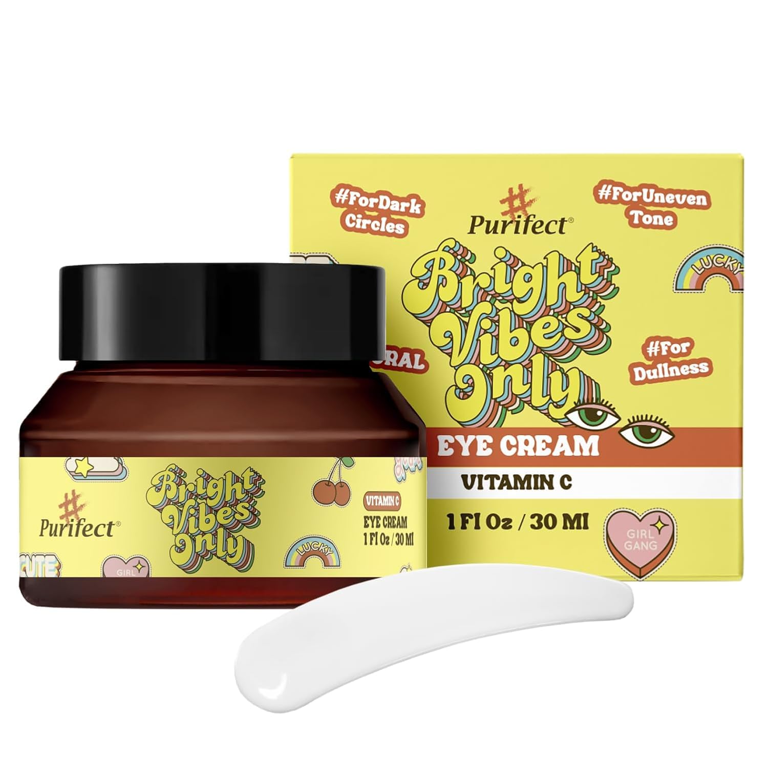 Amazon.com: Purifect Bright Vibes Only Brightening Eye Cream for