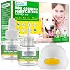 Calming Diffuser for Dog, 2 Packs Dog Calming Diffuser Refills for Replacement, Dog Calming Pheromone Diffuser Kit, Dog Calming Diffuser Kit for Dogs Anxiety Relief Diffuser Head2pcs Refills