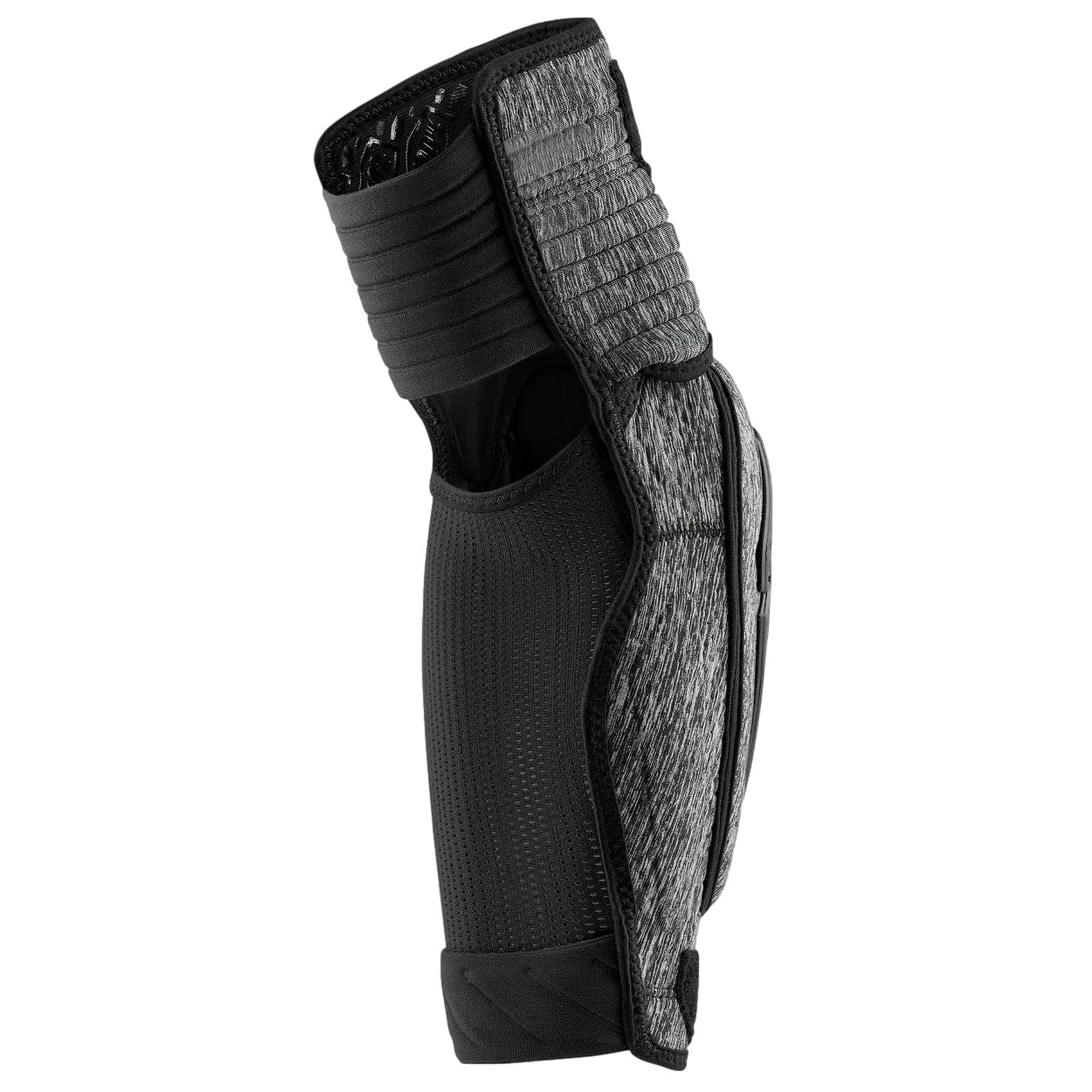 100% PROTECCIONES Fortis Elbow Guards Heather Grey/Black-S/M, Gomitiere Unisex Adulto, Nero, ESTANDAR