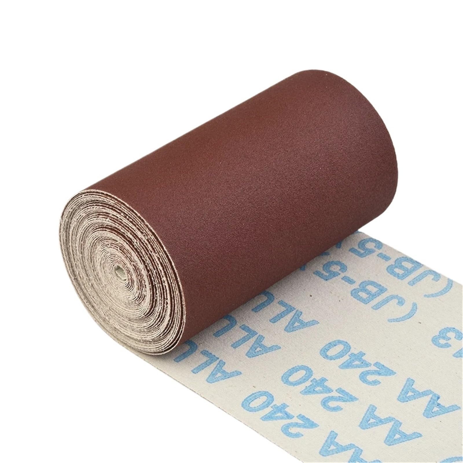 Nastri Abrasivi Rotolo di carta vetrata a grana 80-600, 10 cm x 5 metri, rotolo di tessuto abrasivo, rotolo di carta vetrata for mobili in legno, utensili for lucidatura di metalli(80Grit)