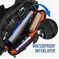 Vista 4 de Bolso de pecho para hombre, Negro-cp, Talla única