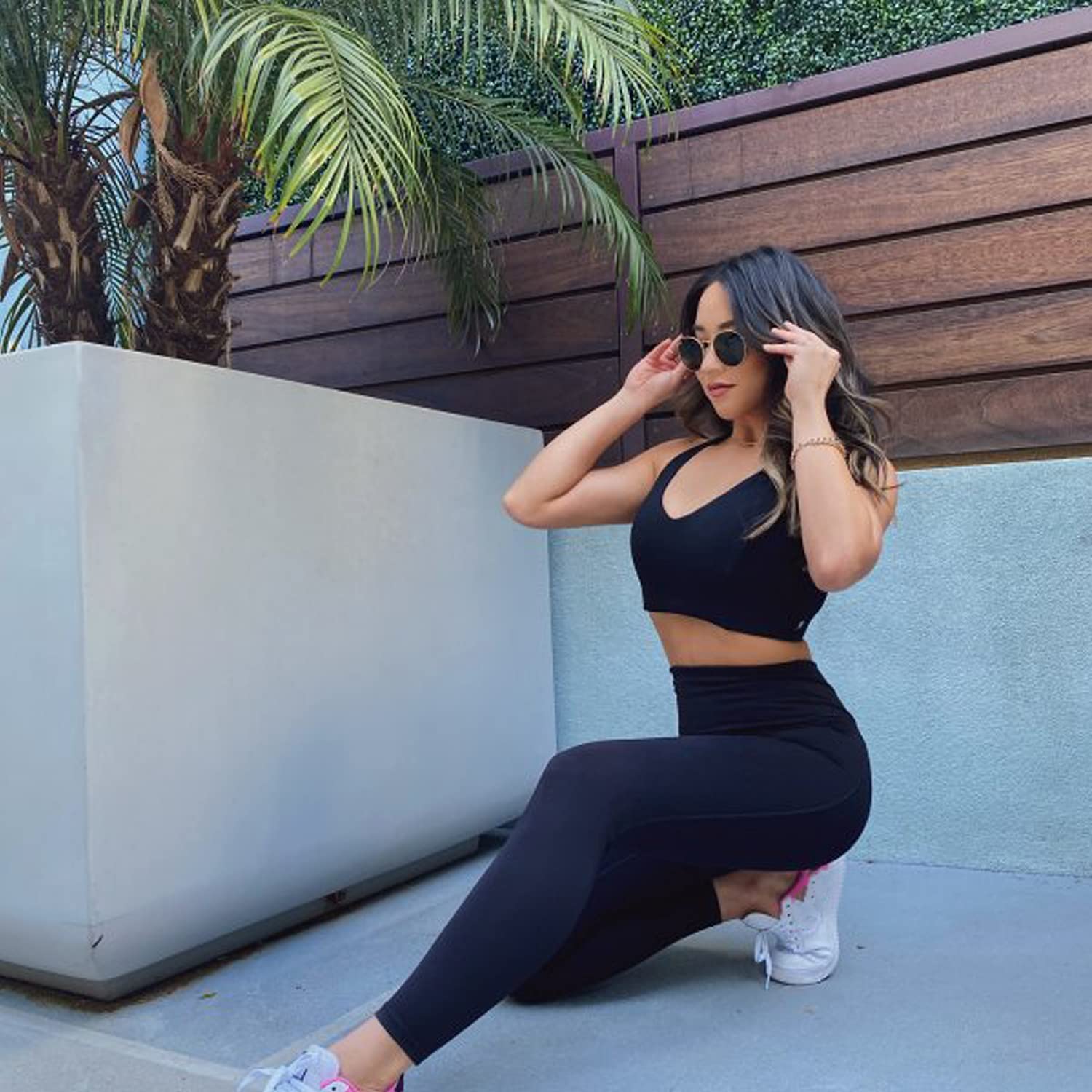 CAMPSNAIL Women High Waisted Leggings - Soft Tummy Control Slimming Yoga Pants for Workout Athletic Running Reg & Plus Size