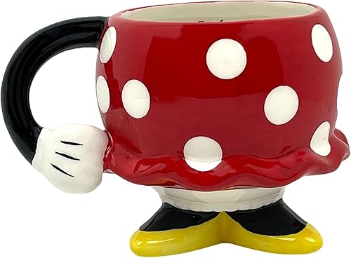 FAB Starpoint Disney Minnie Mouse - Taza para beber con brazo, color rojo, talla única