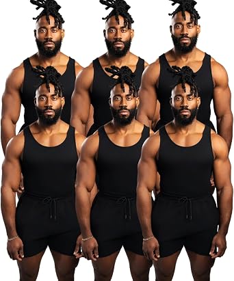 Ekkovision Beaters, Mens Tank Tops, Cotton Spandex Blend Tanks for Men, Comfortable, Durable Ribbed Fabric