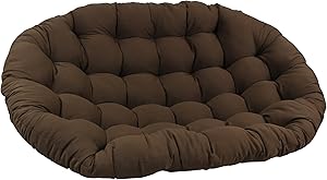 Blazing Needles Solid Twill Double Papasan Chair Cushion, 48