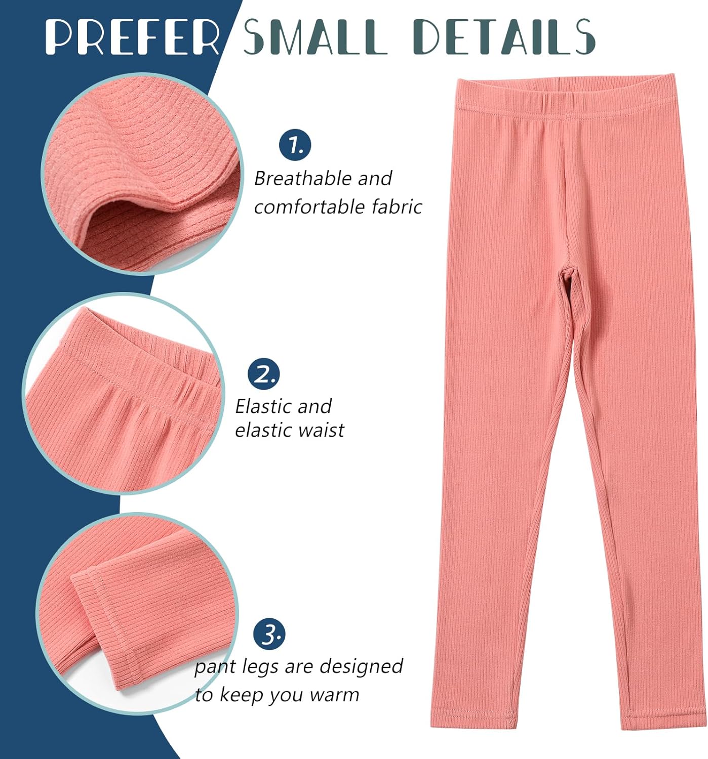 12 Pack Girls Leggings Multipack Pants for Kids Soft Comfortable Leggings High Waisted Kids Yoga Pants - Image 4