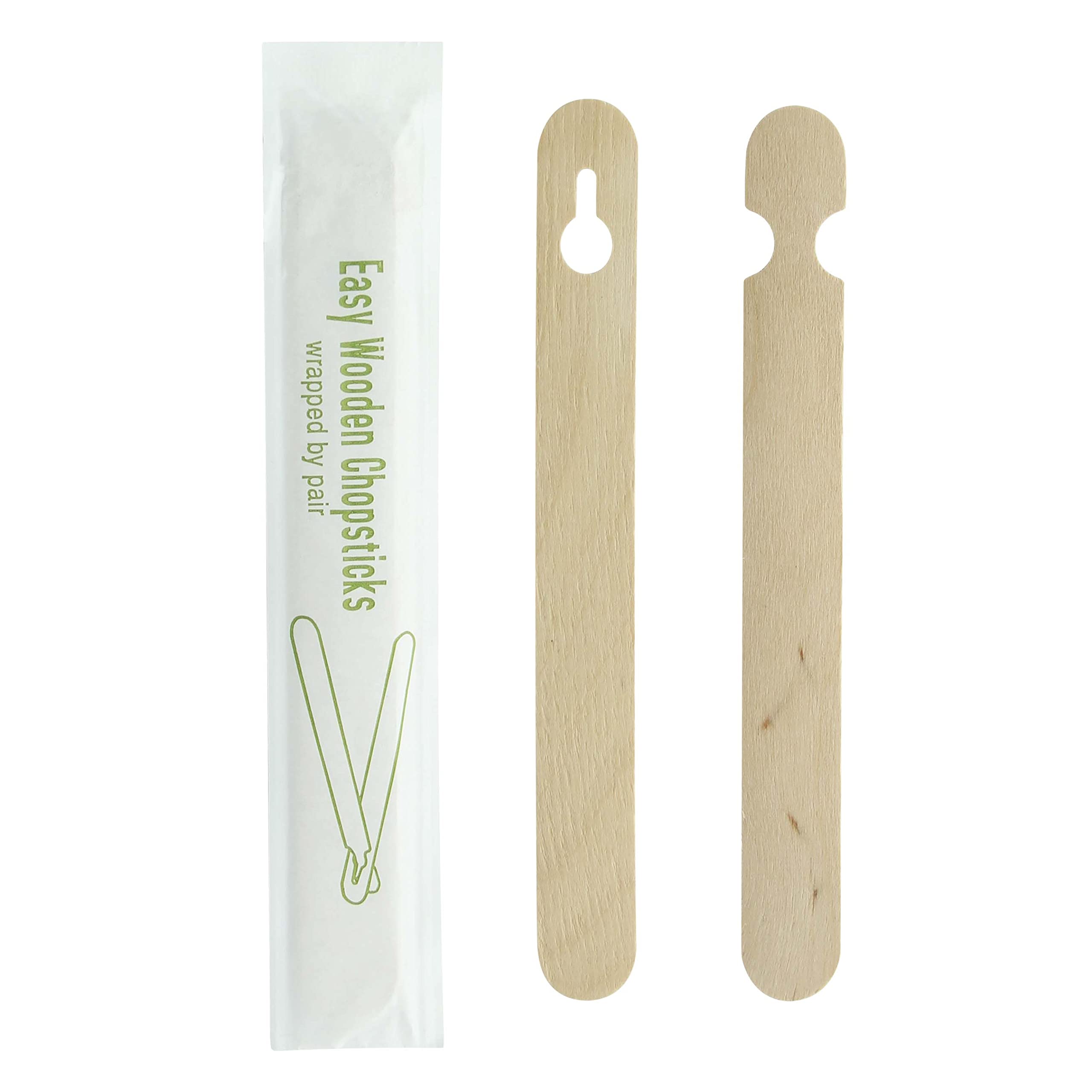 Palillos de madera desechables PACKNWOOD 210STIX16 de 5.9 pulgadas para hostelería