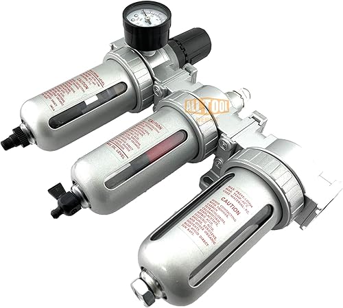 Miniatura 3 de Regulador de filtro de flujo medio NPT de 12 pulgada sistema de secador desecante coalescente para líneas de aire comprimido, cuencos de