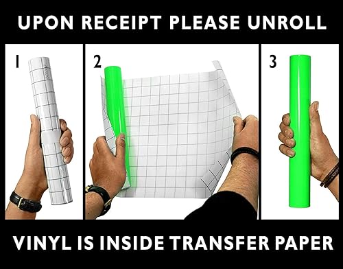 Miniatura 6 de VViViD Paquete de rollos de vinilo autoadhesivo multicolor de 12 x 5 pies, incluye papel de transferencia de 12 x 5 pies (paquete de 47 rollos)