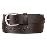 Women's Casual Leather Belts with Durable Metal Buckle