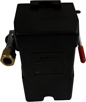 New Pressure switch for air compressor 95-125 Four port w/ unloader & on/off lever