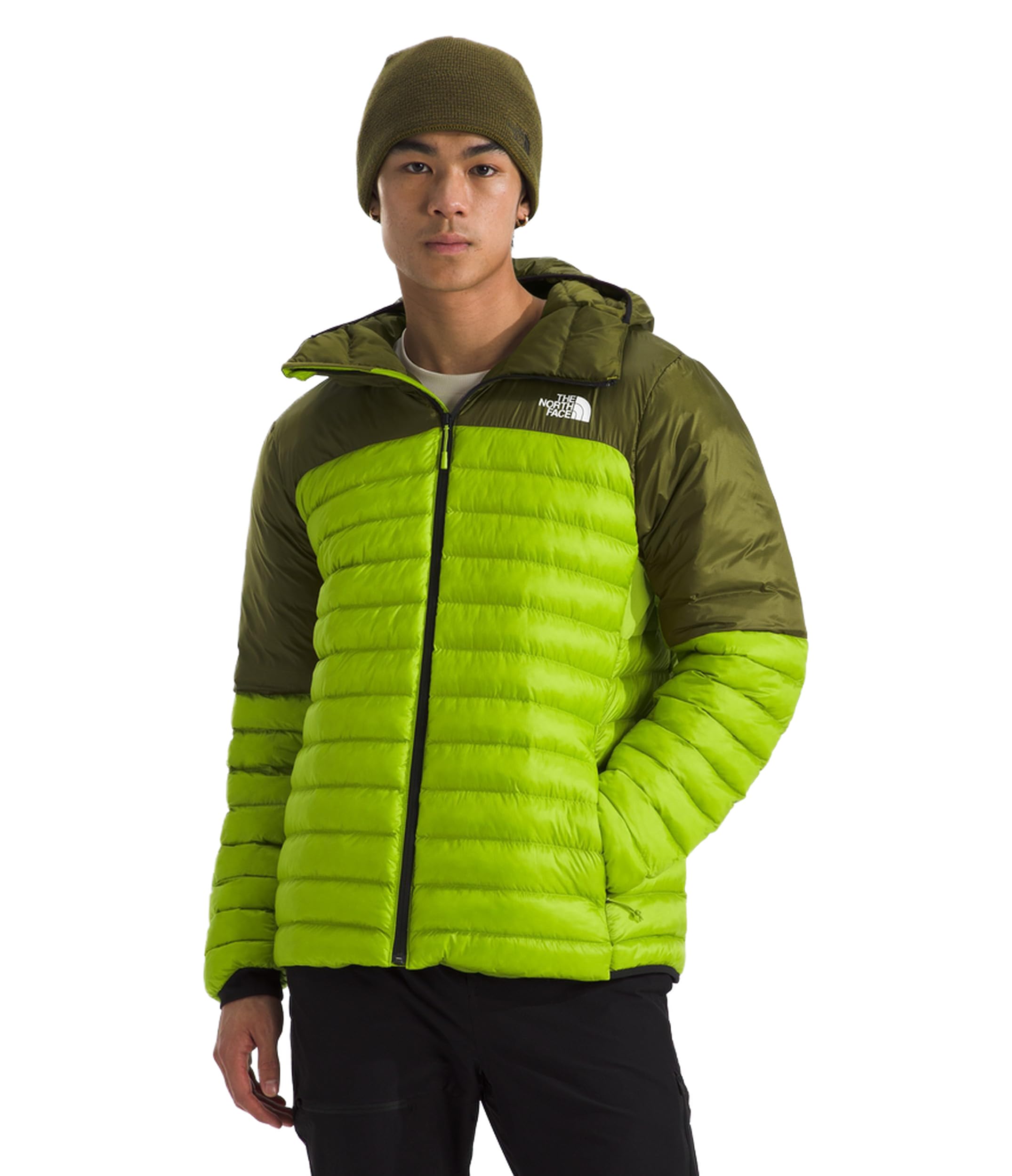 The Noth Face Men's Terra Peak Hoodie Jacket, Meadow Grass/Forest Oli, M