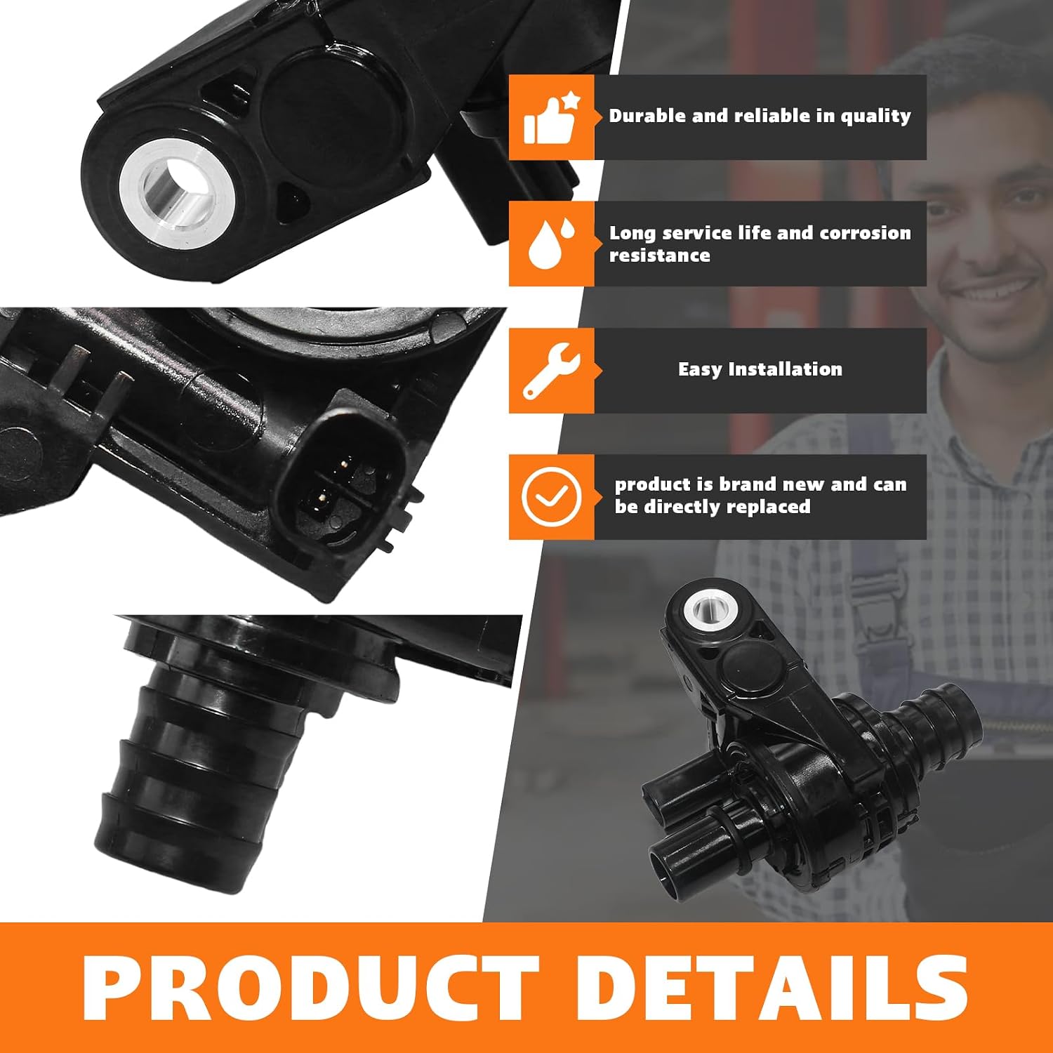 16671-25010 Water Control Valve for Toyota Avalon 2020-2021,Camry 2018-2021,RAV4 2019-2022, Replace