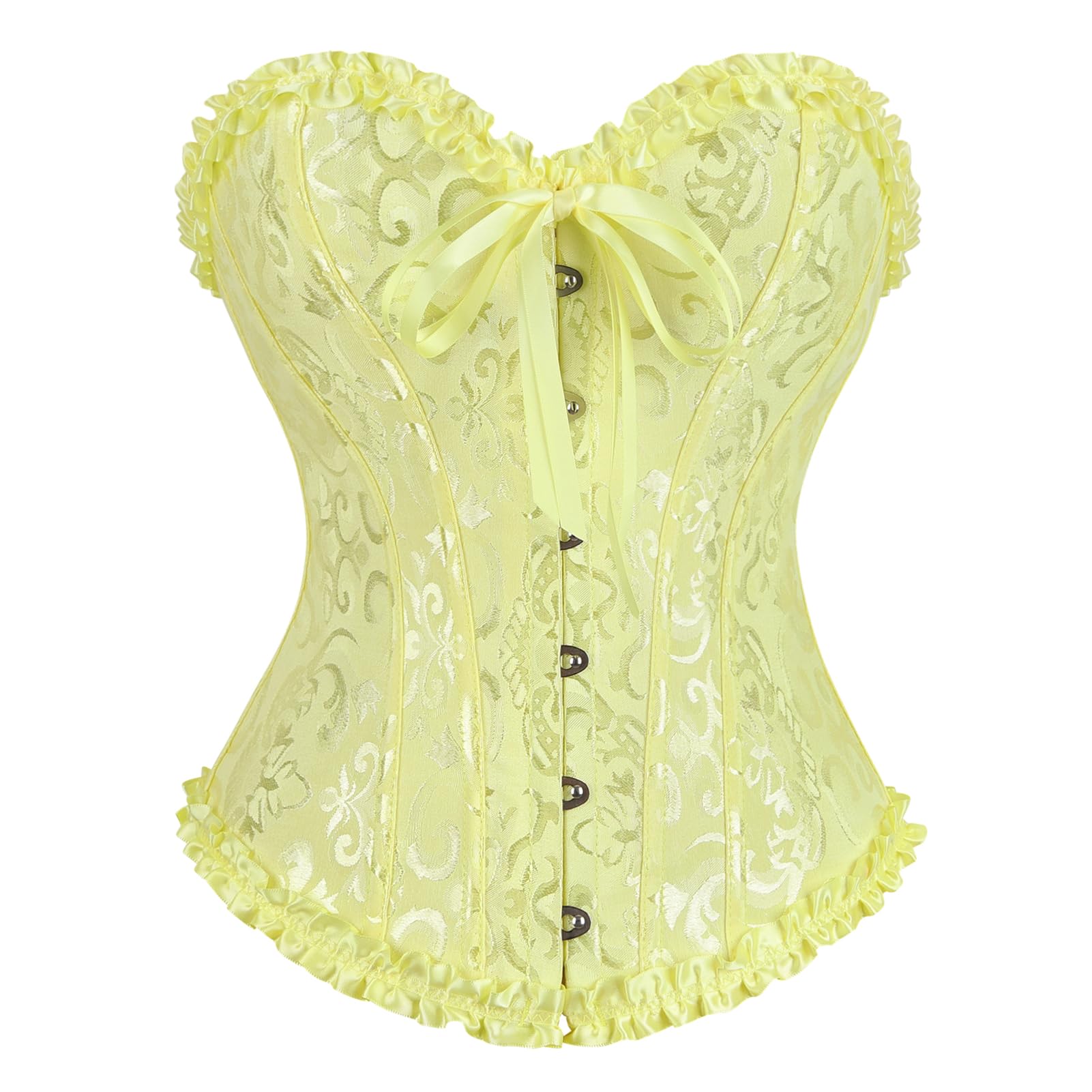 frawirshau Women's Overbust Costume Corset Renaissance Victorian